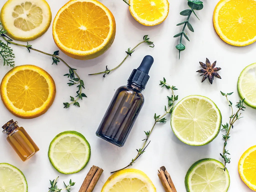 Buteleczka serum z witaminą C